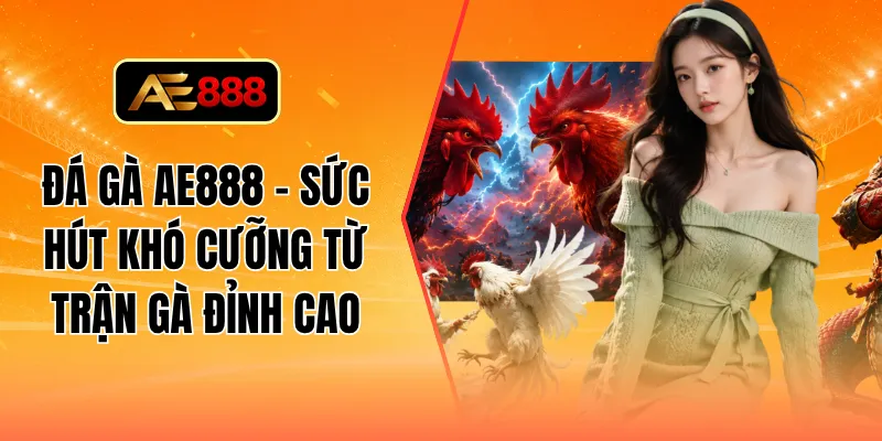 Đá gà AE888 - Sức hút khó cưỡng từ trận gà đỉnh cao